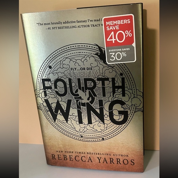 The Empyrean Ser.: Fourth Wing by Rebecca Yarros (2023, Hardcover) - Picture 1 of 8